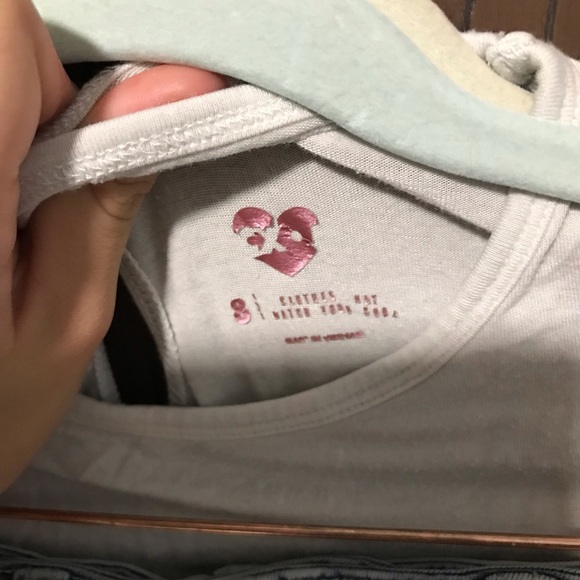 Purple and white shirt with purple shorts - Picture 4 of 5